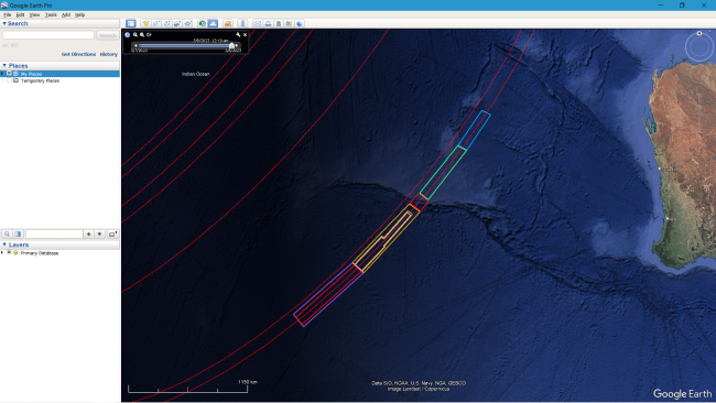 Dawn at MH370's crash-site on March 8 00:19 UTC, picture source: Bobby Jagernath]